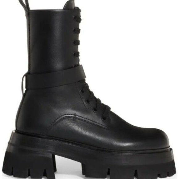 Versace Medusa Combat Boot Size 39 - Picture 2 of 6